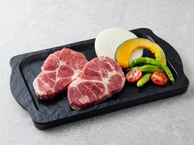 제주돼지 목살 Jeju Pork Neck — 제주특별집 홍대점 단품 메뉴 · Jeju Special House Hongdae Korean BBQ menu (サムギョプサル · 烤肉)